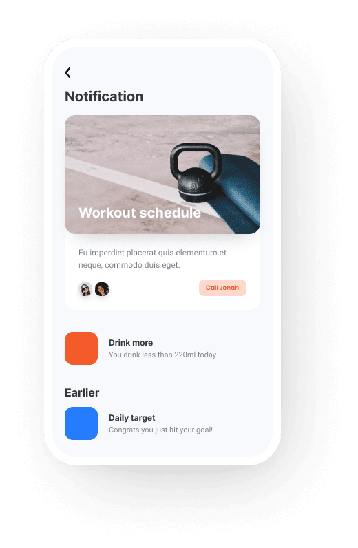 tech startup smart notification feature mobile img