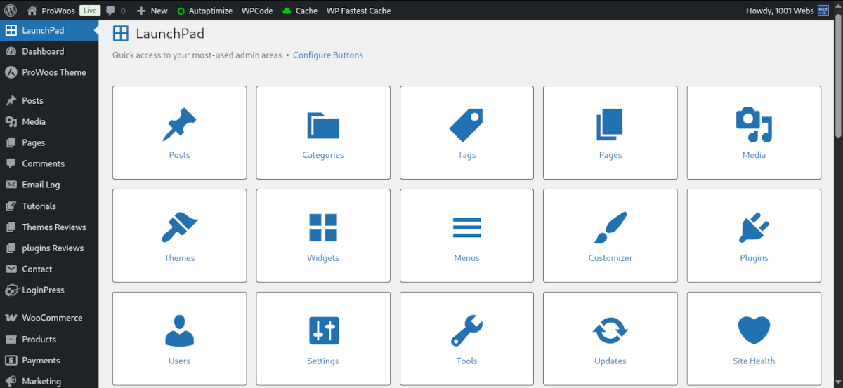 Simple LaunchPad screenshot