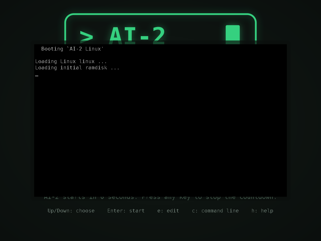 AI-2 6 AI-2 boot menu