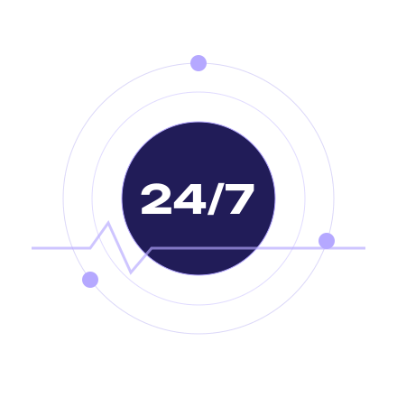 24/7 monitoring signal